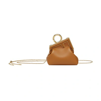 Fendi Nano  First Charm In Marron