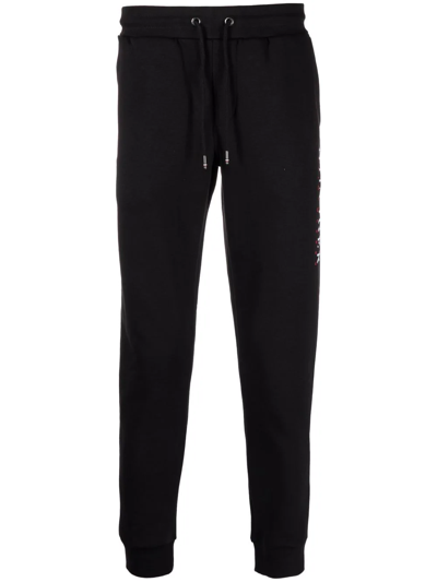 Tommy Hilfiger Chelsea Relaxed-fit Cotton-blend Cargo Trousers In Schwarz