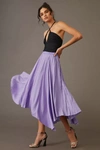 ANTHROPOLOGIE SLEEK A-LINE MIDI SKIRT