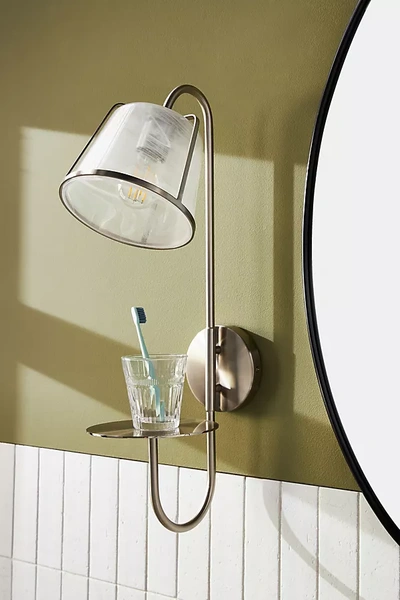 Anthropologie May Sconce In Silver