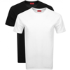 Hugo Boss Hugo Double Pack Crew Neck T Shirt In Black