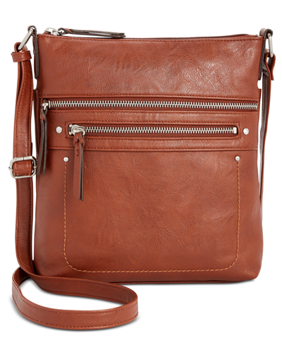 Inc International Concepts Riverton Crossbody, Created For Macy's In Berry Red