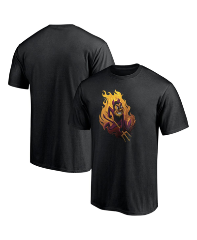 Fanatics Men's Black Arizona State Sun Devils Team Midnight Mascot T-shirt