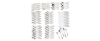 Cambridge Silversmiths Swirl Sand 89-piece Flatware Set, Service For 12 In Silver