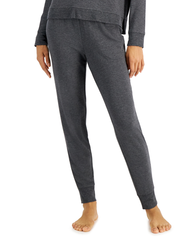 Alfani Ultra-soft Jogger Pajama Pants, Created For Macy's In Hy Charcoal Htr