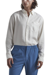 Nn07 Levon Slim Fit Button-down Shirt In Off White