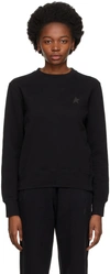Golden Goose Athena Crewneck Star Sweatshirt In Black