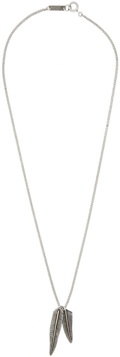 Isabel Marant Silver My Car Necklace In 08si Silver