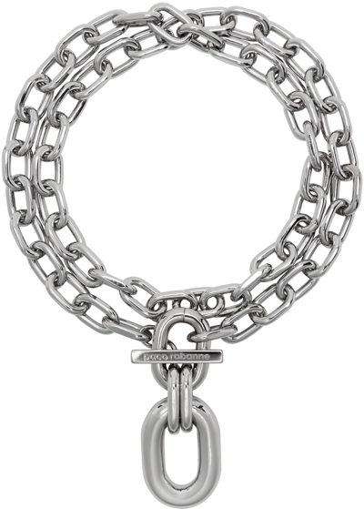 Rabanne Silver Xl Link Necklace In P040