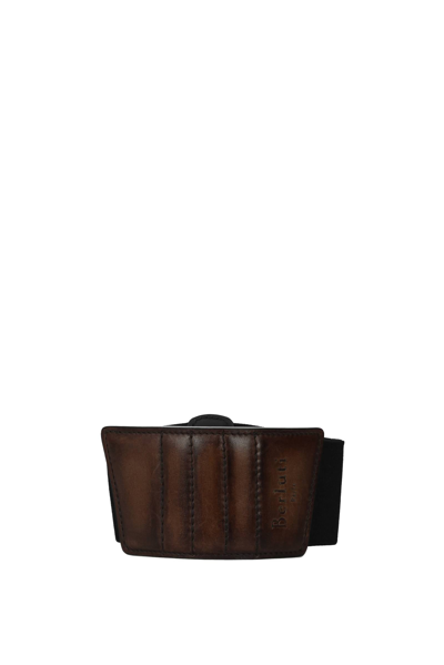 Berluti Gift Ideas Shoe Saver Leather Dark In Brown