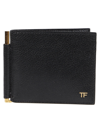 TOM FORD TOM FORD MEN'S BLACK LEATHER WALLET,YM231TLGO020U9000 UNI