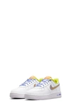 Nike Force 1 Lv8 Sneaker In White/ Blue/ Orange/ Multi