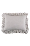 Pom Pom At Home Charlie Ruffle Sham Set In Flax
