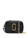 Marc Jacobs The Glamshot 17 Leather Crossbody In Black