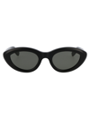 Retrosuperfuture Cocca Black Cat-eye Acetate Sunglasses In Black