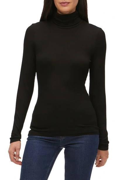 Michael Stars Turtleneck Top In Black