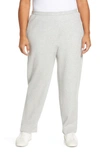 Vince Slim Fit Cashmere Pants In Heather Grey