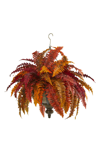 Nearly Natural 20" Olive Wreath In Orange