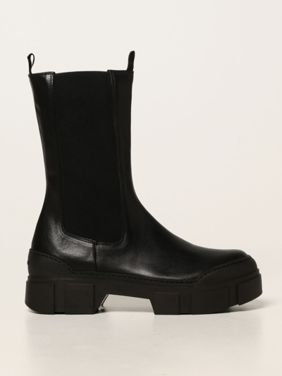 Vic Matie Boots Vic Mati&eacute; Leather Boot In Black
