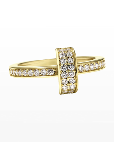 Lagos Color Switch 18k Gold And Diamond Ceramic Ring Set In Multi