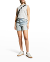 Ksubi Sign Of The Times Asymmetric Denim Wrap Skirt