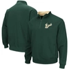 COLOSSEUM COLOSSEUM GREEN SOUTH FLORIDA BULLS TORTUGAS LOGO QUARTER-ZIP JACKET