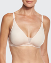 Cosabella Evolution Mesh-inset Soft Bra In Nude Rose