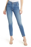 Mother The Looker Ankle Snippet Beginner's Luck Jeans In Crate Digger