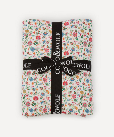 Coco & Wolf Luna Belle Cot Bed Fitted Sheet In Pink