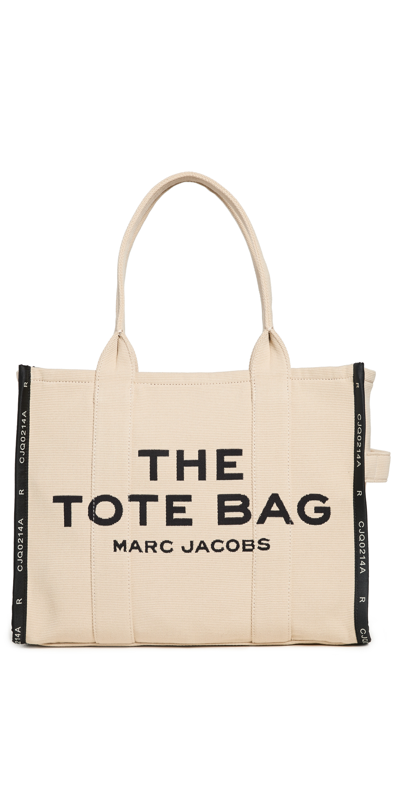 MARC JACOBS THE JACQUARD LARGE TOTE BAG WARM SAND