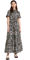 La Doublej Long And Sassy Dress In Francobollo In Fauve