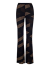 VERSACE TROUSERS IN JACQUARD KNIT