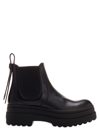 Red Valentino Redvalentino Chelsea Ankle Boots In Black
