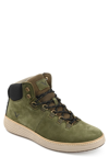 Territory Boots Compass Leather Ankle Boot In Green