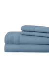 Southshore Fine Linens Premium Collection Pleated Extra Deep Pocket Sheet Set In Coronet Blue