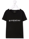 Givenchy Logo Print T-shirt In Black