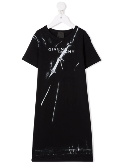 Givenchy Teen Girls Black Cotton Dress
