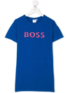 BOSSWEAR DEBOSSED-LOGO T-SHIRT DRESS