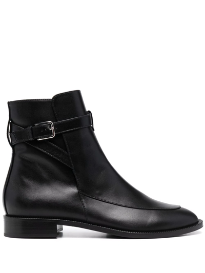 Scarosso Kelly Buckled Boots In Black