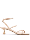 SCAROSSO SALLY LEATHER SANDALS