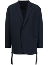 OFF DUTY ROLE SINGLE-BREASTED PADDED BLAZER