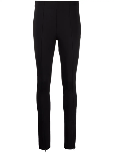 Calvin Klein High-waisted Skinny Trousers In Black