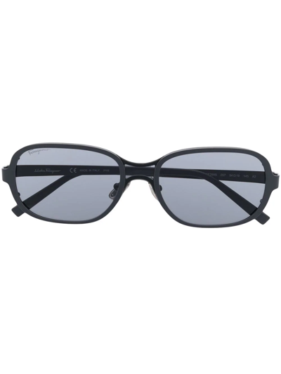 Ferragamo Oval-frame Sunglasses