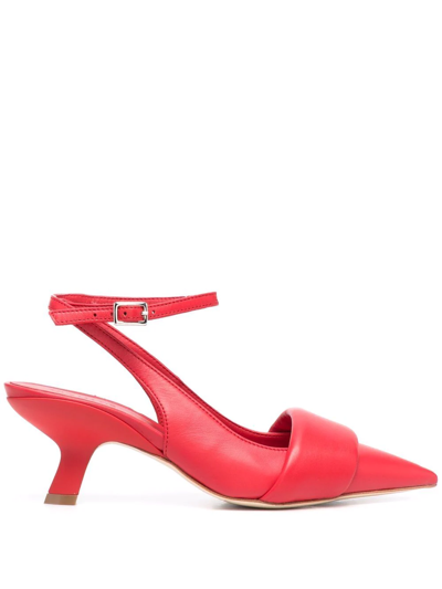 Vic Matie Vic Matiē Woman Pumps Red Size 8 Soft Leather