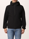 Woolrich Pacific  Jacket In Technical Fabric In Black