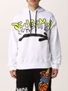 DISCLAIMER COTTON JUMPER WITH LOGO,350329001