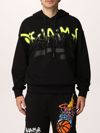 Disclaimer Cotton Jumper With Logo In Black