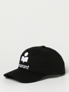 Isabel Marant Embroidered Logo Cotton Baseball Cap In Black