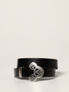 Isabel Marant Adaria Laser-cut Buckle Waist Belt In Black