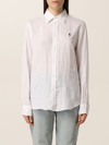 Polo Ralph Lauren Relaxed Fit Linen Shirt In White